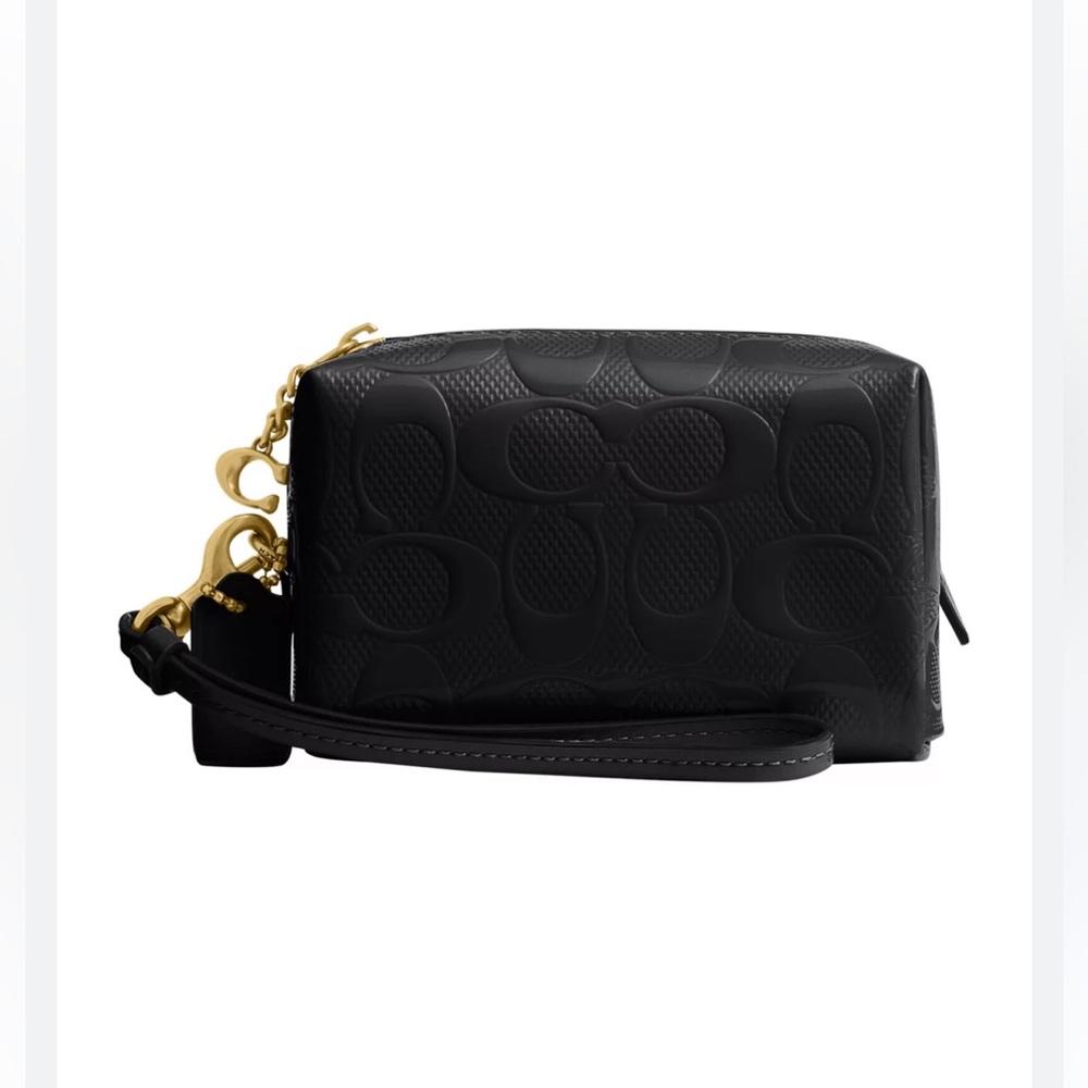 Coach Black Patent Signature
Cosmetic Case